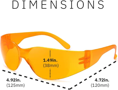 Vista 2 de Lectores de gafas de seguridad de lectura de aumento de lente completa de rayos gamma