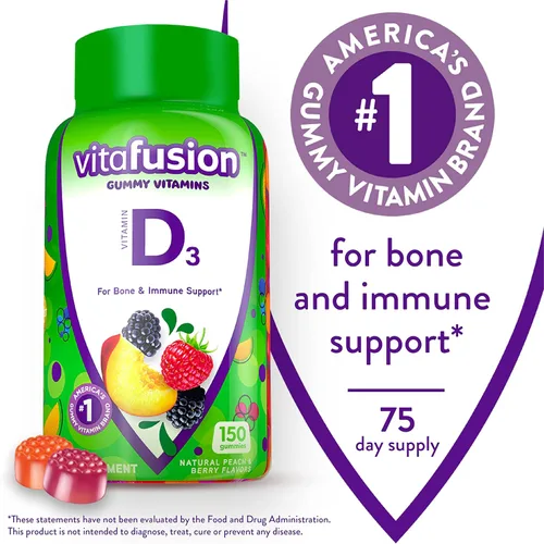 Vista 6 de Viactiv Suplemento de calcio + vitamina D3 masticables suaves, caramelo, 60 masticables - Suplemento dietético de calcio y Vitafusion Vitamina D3