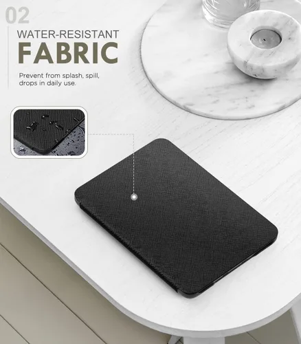 Vista 3 de MoKo Funda para Kindle de 6" (11ª generación-2024/2022), cubierta ligera con encendido/apagado automático para Kindle 2024/2022 11ª