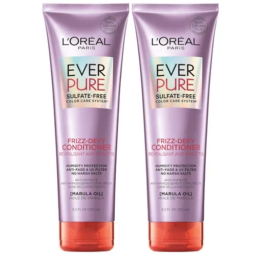 Vista 10 de L'Oreal Paris EverPure Acondicionador sin sulfato frizz-Defy con aceite de marula, 8.5 onzas (el embalaje puede variar)