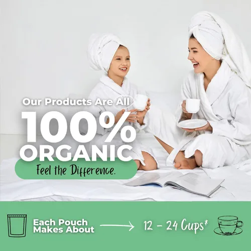 Vista 7 de Té de hojas sueltas para crecimiento saludable del cabello con cola de caballo, hoja de ortiga, romero para cabello y cuero cabelludo fuertes