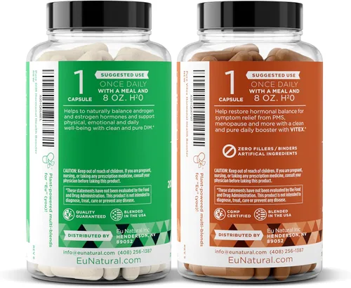 Vista 8 de Pure DIM 200 Mg y Pure Vitex 400 mg Suplemento Bundle – Apoyo de equilibrio hormonal para energía, estrés, apoyo natural del síndrome premenstrual