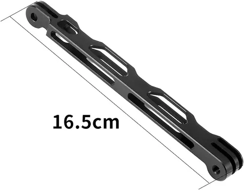 Vista 7 de FEICHAO Brazo de extensión para casco compatible con Gopro Hero, Insta360 One R, DJI Osmo y otras cámaras
