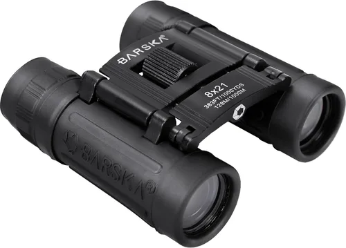 Vista 12 de Barska Lucid View Compact Binoculars – Fully Coated Roof Prism, Center Focus, Lightweight Outdoor Binoculars for Bird Watching, Hiking, and Travel