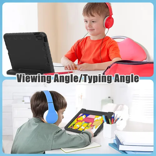 Vista 3 de AVAWO - Funda infantil para iPad de 10.9 pulgadas con protector de pantalla integrado, duradera, a prueba de golpes, ligera, con mango protector