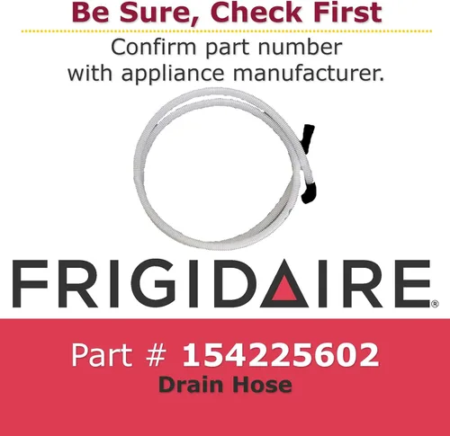 Vista 2 de Auténtico Frigidaire 154225602 - Manguera de drenaje para lavavajillas