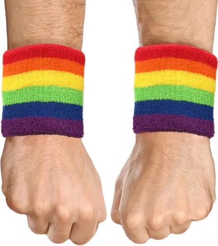 Vista 9 de Diademas Deportivas de Absorción de Sudor - Bandas para Muñecas, Absorción de Sudor para Hombres y Mujeres