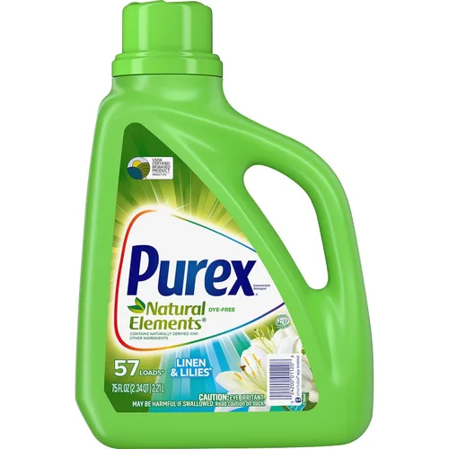Vista 2 de Purex 1737206 Detergente líquido con lino natural y elementos Lilly, 6/75 oz (paquete de 6)