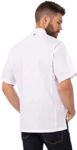Vista 3 de Chef Works Springfield - Abrigo de chef para hombre