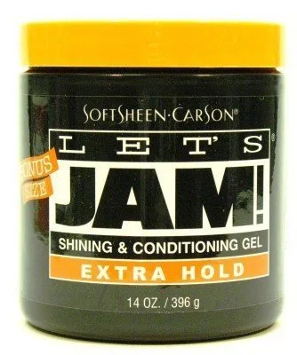 Let's Jam Shine & Conditioning Gel Extra Hold - Tarro de 14 onzas (paquete de 8)