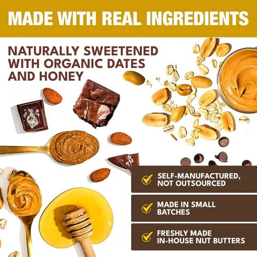 Vista 4 de Barras de energía KiZE - Paquete variado - Opciones sin gluten, sin lácteos, sin OMG y barras de reemplazo de comida con alto contenido