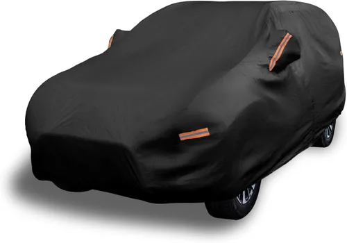 Vista 18 de EzyShade Funda impermeable para automóvil SUV de 10 capas para todo tipo de clima. Consulta la tabla de tallas del vehículo para un ajuste preciso.