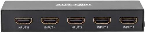 Vista 2 de Tripp Lite Conmutador HDMI de 5 puertos para video y audio 4K X 2K UHD 60 Hz con control remoto HDMI 2.0 HDCP 2.EDID (B119-005-UHD)