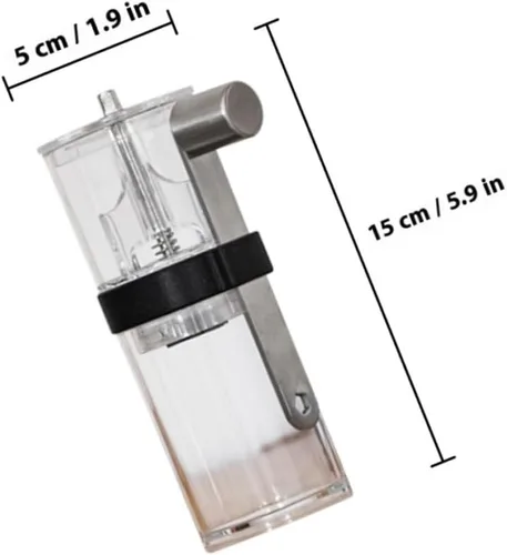 Vista 2 de TOYANDONA Manual Coffee Bean Grinder Adjustable Burr Mill for Home and Office Portable Hand-cranked Coffee Mill for Freshly Ground Beans for Travel