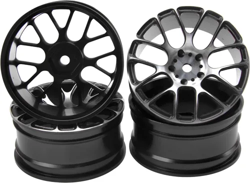 Vista 4 de 4 llantas de aluminio Vgoohobby de 0.472 pulgadas de ancho de buje hexagonal de 0.472 pulgadas (1.024 in), compatibles con 1/10 Tamiya TT-01 Kyosho