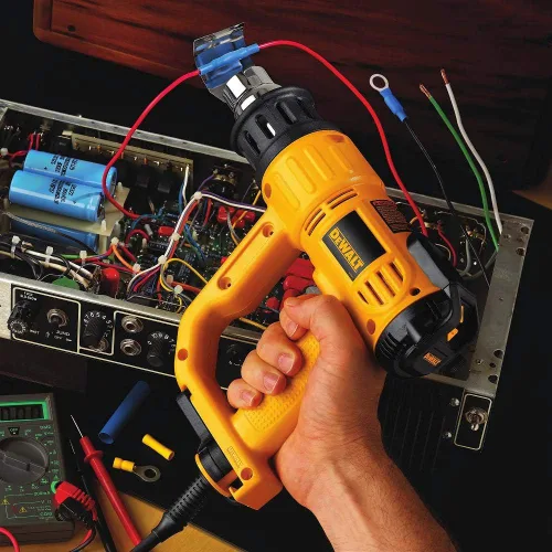 Vista 3 de Pistola de calor DeWalt d26960 K para trabajo pesado, con pantalla LCD