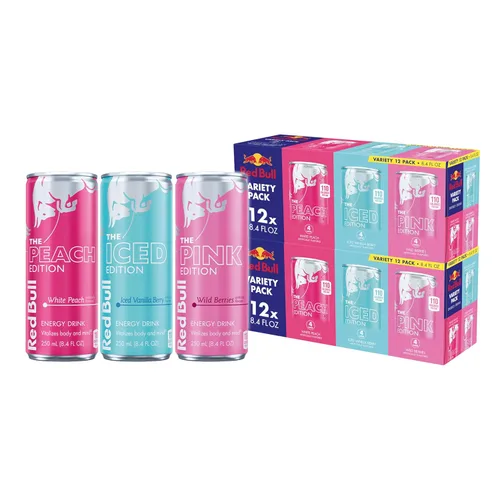 Vista 19 de Red Bull - Bebida energética, edición de coco, 8.4 onzas líquidas, paquete de 4, 33.6 onzas líquidas