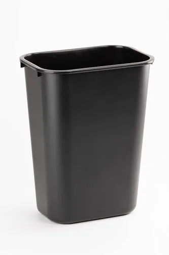 Vista 5 de Carlisle FoodService Products 34294103 - Papelera de plástico para escritorio, 41 cuartos de galón, color negro