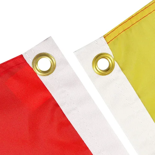 Vista 2 de AZ FLAG Set of 5 Venezuela Flag with Patch – 90 x 60 cm – Venezuelan Flag 7 Stars 100% Polyester with Integrated Metal Eyelets