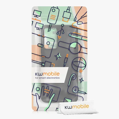 Vista 7 de kwmobile Funda compatible con Xiaomi Redmi Note 11 Pro+ 5G/Note 11 Pro Plus 5G - Funda protectora de silicona TPU suave y delgada - Negro mate