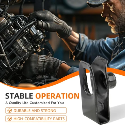 Vista 4 de GoaMotors 50 piezas de sujetadores para carrocería - 25 pernos y 25 clips de tuerca en U para guardabarros, cubierta del motor y protector contra