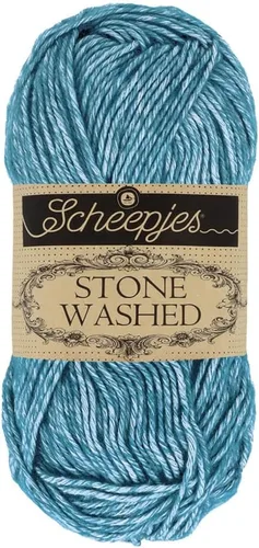 Vista 12 de Scheepjes, hilo lavado a la piedra, 807 Jaspe Rojo
