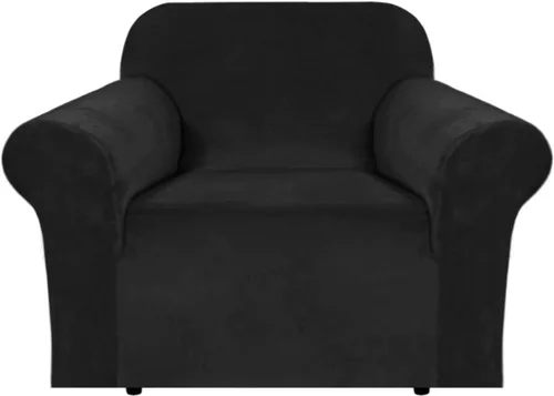 Vista 40 de H.VERSAILTEX Fundas de Sofá de Terciopelo Elástico Fundas de Sofá Grande Fundas de Sofá Protector de Muebles Suave con Fondo Elástico