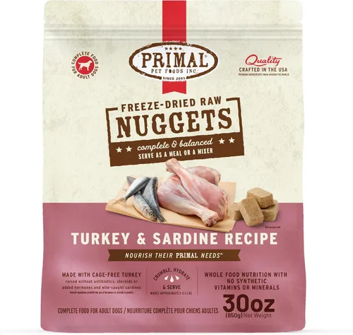 Vista 18 de Primal - Nuggets de alimento crudo liofilizado para perros, res, comida completa y balanceada, también se puede utilizar como complemento o premio