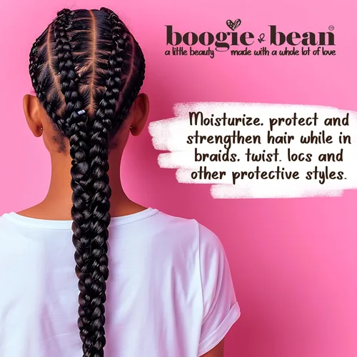 Vista 9 de Aceite para el cabello para niños para estilos rizados, naturales y trenzados, adecuado para bebés, niñas y niños con tipos de cabello 4C