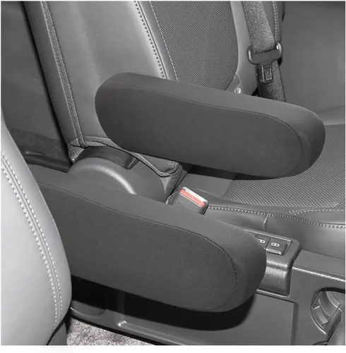 Vista 7 de 2 fundas para reposabrazos de asiento delantero de automóvil, tela elástica suave, protectores de reposabrazos de repuesto, funda transpirable