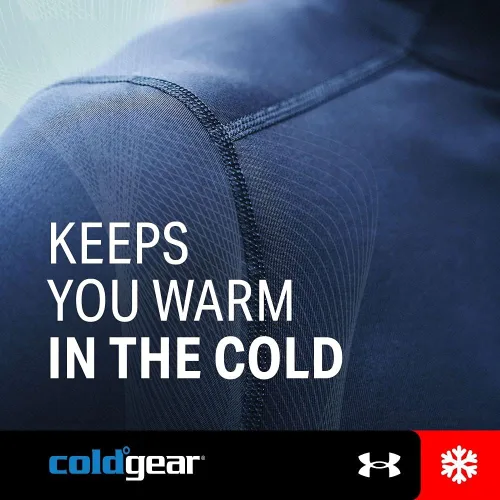 Vista 7 de Under Armour ColdGear Authentics - Mock de compresión para mujer