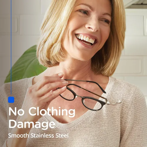 Vista 4 de Readerest Clip magnético para gafas, accesorio para lectores, lentes de sol, soportes para gafas, clip de identificación de enfermera, fabricado