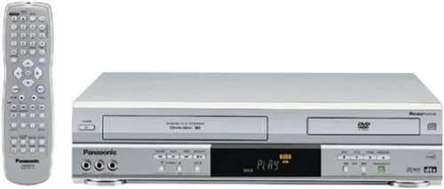 Panasonic PV-D4743S Combo de escaneo progresivo DVD-VCR, plateado