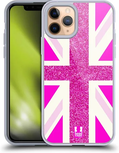 Vista 67 de Head Case Designs Blue Gingham Union Jack Collection - Funda de gel suave compatible con Apple iPhone 7 Plus/iPhone 8 Plus