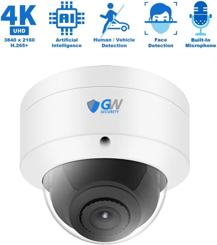 Vista 3 de GW Security Sistema de cámara de seguridad PoE de 32 canales 12MP NVR UltraHD 4K (3840x2160) con 16 balas y 16 domos 4K (8MP) cámara de micrófono IP