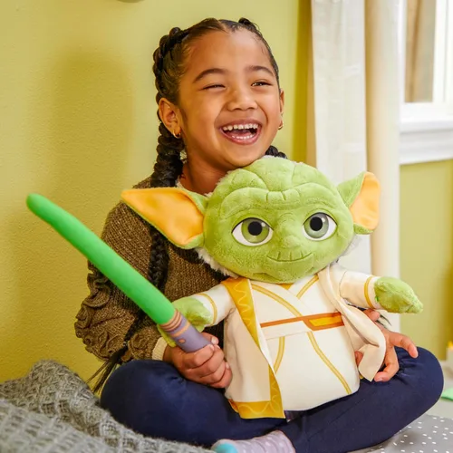 Vista 7 de Star War Master Yoda - Peluche de peluche, juguetes preescolares para niños y niñas de 3 años