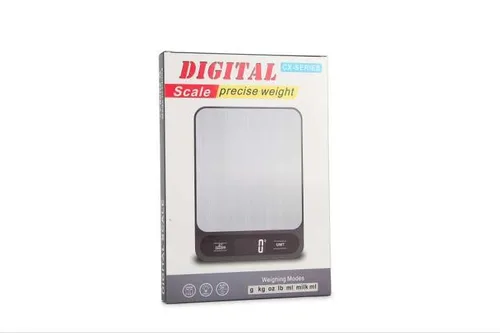 Vista 4 de Generic Báscula de peso digital para cocina casera, plata y negro