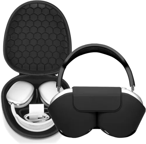 Vista 12 de Maxjoy para Apple Airpods Max Funda inteligente de cubierta, Accesorios de cubierta protectora de cuero PU suave para Airpod Max con modo de sueño