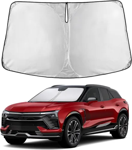 Vista 43 de Parasol para parabrisas para Rivian R1S 2022-2024 2025 compatible con EcoNour material de poliéster 240T, visera solar para coches, reflector que