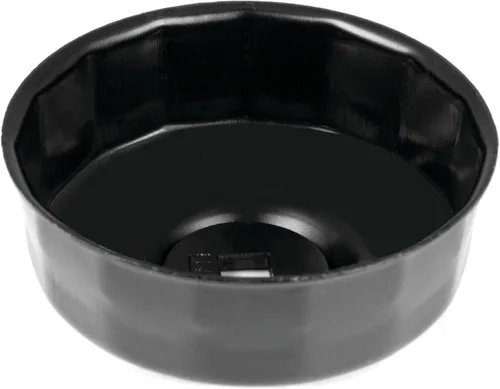 Vista 7 de Performance Tool W54074 Llave de filtro de aceite de acero de 14 flautas de 2.559 in para herramienta de accionamiento de 3/8 pulgadas, se adapta a