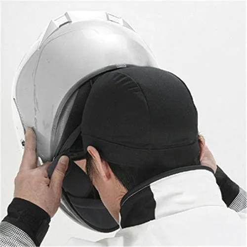 Vista 4 de TOPLOR Gorro de calavera que absorbe la humedad, forro de casco, gorro para correr para hombre, para motocicleta, ciclismo, transpirable, banda