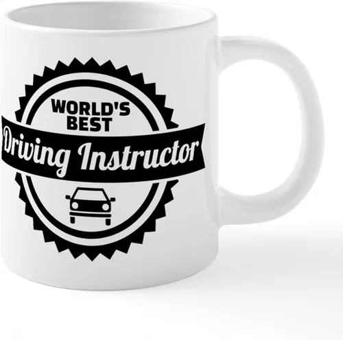 CafePress World'S Best Driving Instructor 20 Oz Ceramic Mega 20 oz Ceramic Coffee Mega Mug