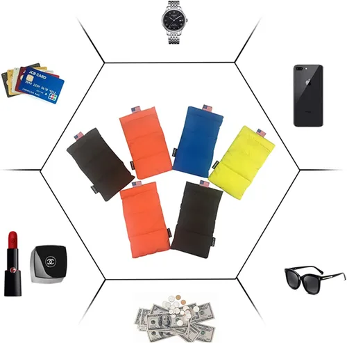 Vista 4 de Funda térmica para teléfono que evita el sobrecalentamiento en el sol, funda para teléfono celular para camping evita la congelación, prolonga