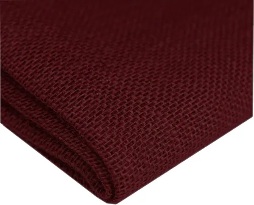 Vista 4 de MDS 1 Yard Burlap Fabric for Wedding Banquet Decoration Natural Jute/Burlap Table Linen Fabrics - 51 inch Wide - red