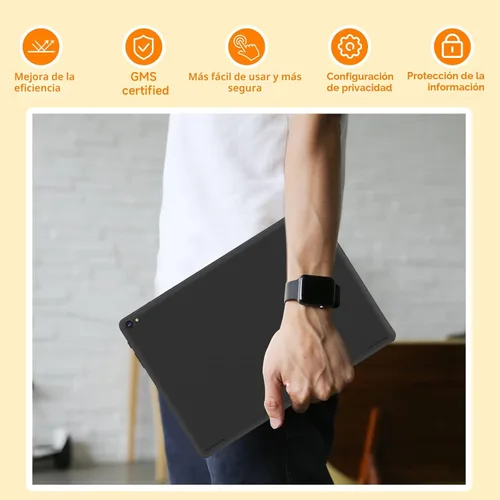 Vista 7 de Tablet Android 15 de 10 pulgadas, tableta 2 en 1 con teclado. 8GB RAM+32GB ROM compatible con tabletas PC expandibles de 1TB, CPU de cuatro núcleos