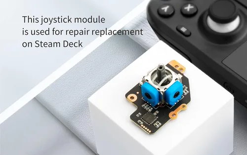 Vista 5 de GuliKit Electromagnetic Joystick Module for Steam Deck No Drifting -Thumbstick Parts Repair Kit with Hall Effect Sensor Joystick Module Replacement