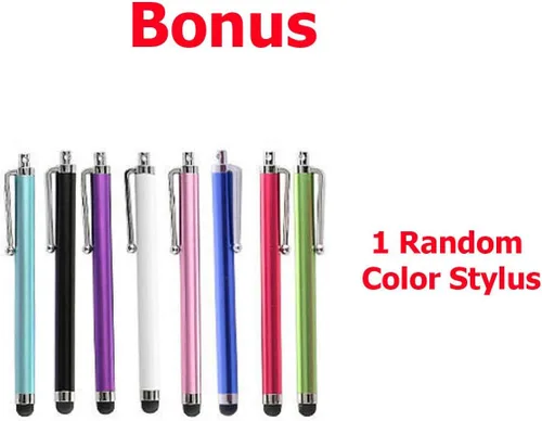 Vista 6 de Funda para tablet Yaxa Fire 7 (12ª generación, lanzada en 2022) – Funda protectora híbrida resistente con soporte + 1 protector de pantalla y 1