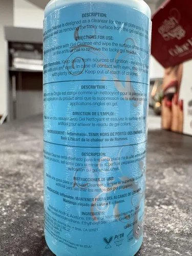 Vista 5 de Gelish Limpieza de superficies de uñas, limpieza de superficies para uñas de gel, limpieza de superficies para puntas de uñas, 4 onzas.