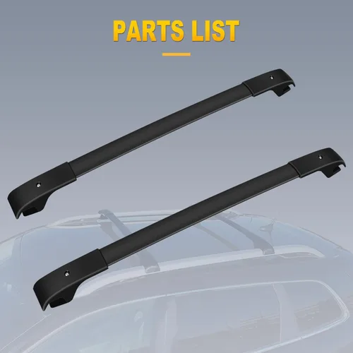 Vista 7 de OCPTY Barras transversales de techo para Jeep Cherokee 2014 2015 2016 2017 2018 2019 2020 2021 2022 barras de carga para bolsa de transporte