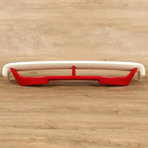 Vista 2 de HECASA Alerón trasero para maletero compatible con Nissan 370Z Coupé 2009-2021, alerón de maletero ala de plástico rojo y blanco